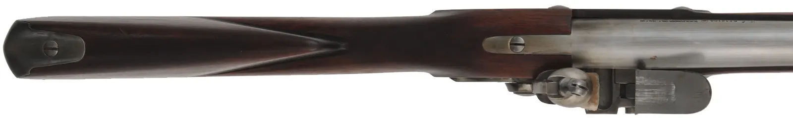 1763 French Charleville Musket,
.69 caliber, 44-3/4" barrel,
flintlock, walnut, iron, aged finish, 
lightly used, from a kit, by Davide Pedersoli & Co.