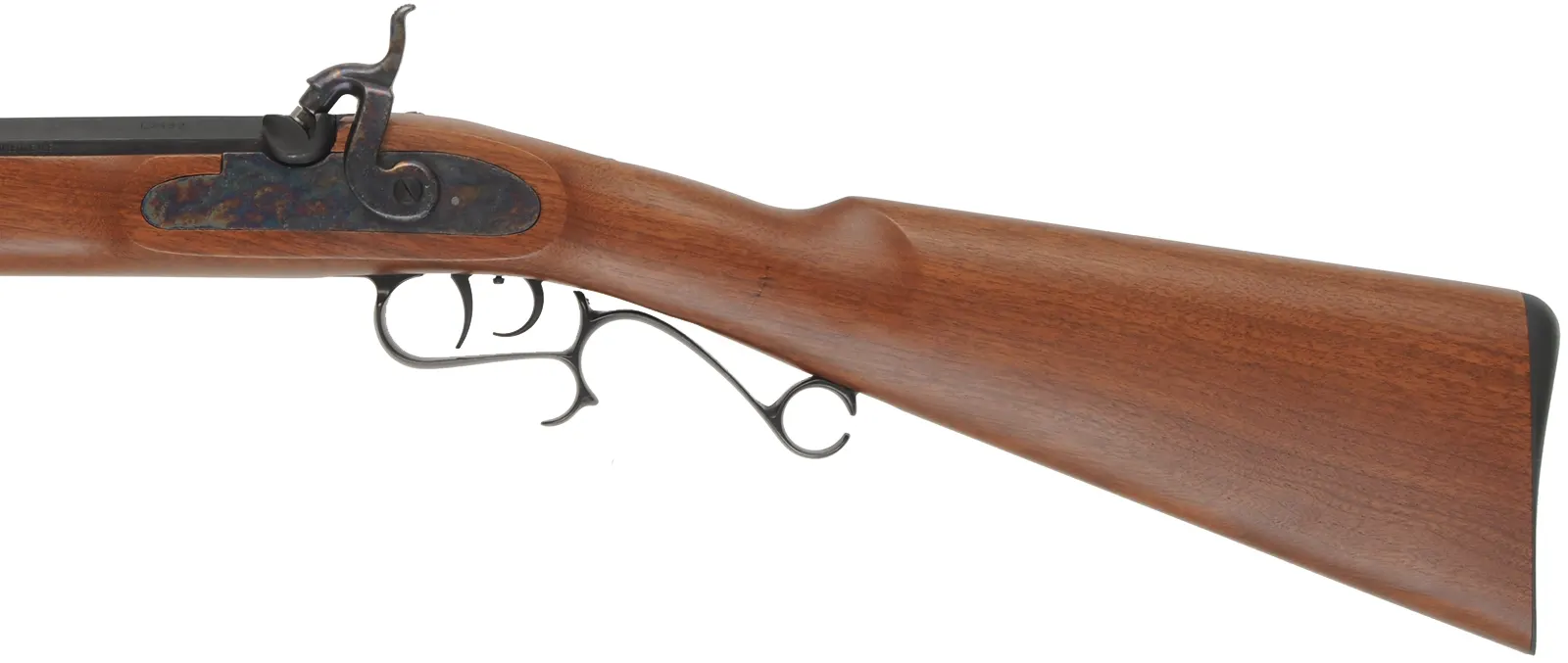 Left Hand Thompson Center Renegade,
.50 caliber, 26" barrel, 
percussion lock with no engraving, walnut, iron trim, patridge sights, 
used, by Thompson Center Arms