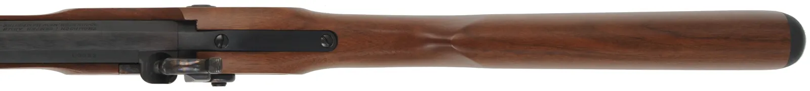Left Hand Thompson Center Renegade,
.50 caliber, 26" barrel, 
percussion lock with no engraving, walnut, iron trim, patridge sights, 
used, by Thompson Center Arms