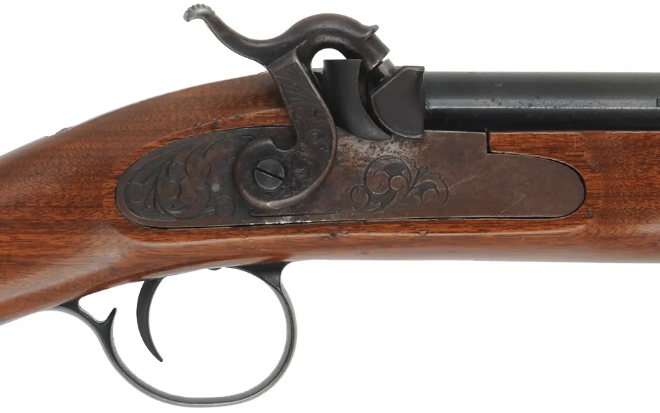 T/C New Englander Rifle,
.50 caliber, 26" barrel,
percussion, walnut, iron trim, 
used, by Thompson Center Arms
