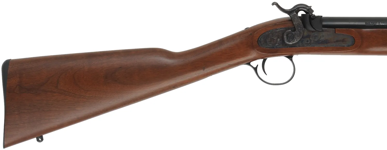 T/C New Englander Rifle,
.54 caliber, 26" barrel,
percussion, walnut, iron trim, 
used, by Thompson Center Arms
