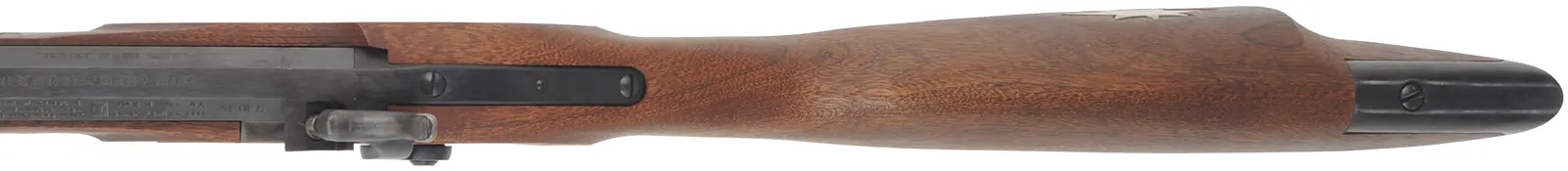 Left Hand Gemmer Hawken Plains Rifle,
.50 caliber, 32" barrel,
percussion, walnut, iron, brass inlays, 
used, by InvestArm, Italy