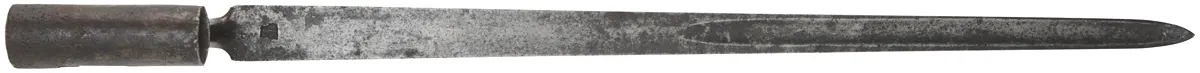 Antique U.S. Model 1816 Bayonet,
16" blade, 19" overall length, aged patina 