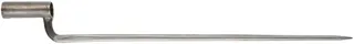 Antique Austrian M1842 Musket Bayonet,
18-1/2" cruciform blade, blade has been painted silver, 
aged patina 