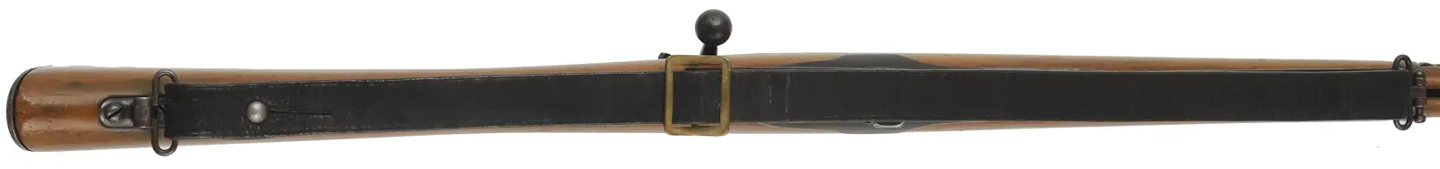 Italian Vetterli- Vitali Model 1870/87 Bolt Action Rifle,
caliber 10.35 x 47R mm centerfire, 34" barrel,
walnut, missing cleaning rod, sling & bayonet, antique 