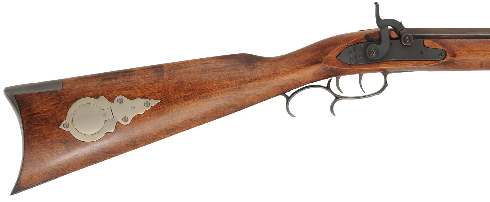 CVA Mountain Rifle,
.50 caliber, 32" barrel,
L&R percussion lock, maple, iron trim,
early Made in the U.S.A. production, used