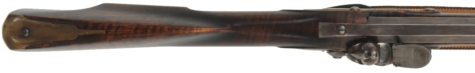 James River, Virginia Longrifle,
.62 caliber, 42" swamped octagon barrel,
maple, brass furniture, sling mounts, used