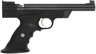 InLine Lightning Mk I Match Target Pistol,
.32 caliber, 9" deHaas barrel, 
percussion, blued, rubber grip, used, by Cimarron Gun Works