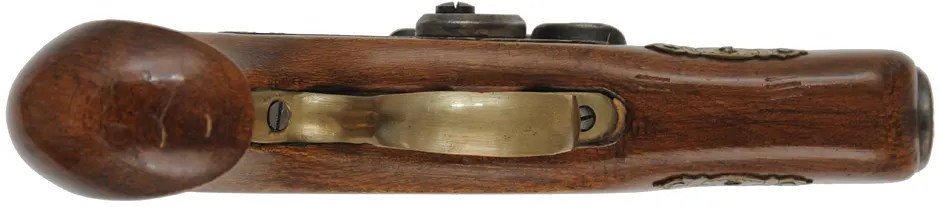 Philadelphia Derringer,
.45 caliber, 2-3/8" barrel, 
brass trim, assembled from a kit, used,
by Jukar