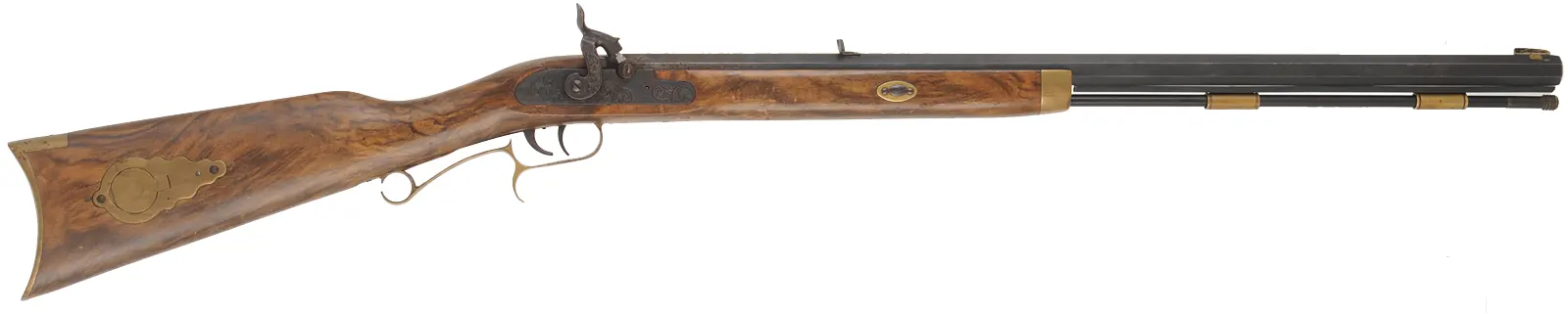 CVA Hawken Rifle, 
.50 caliber,  28" barrel, 
percussion, beech finished as walnut, brass trim, 
used, by Connecticut Vally Arms