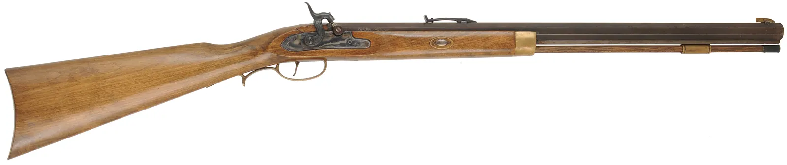 CVA Frontier Carbine,
.50 caliber, 24" barrel,
percussion, beech, brass,
used, by Connecticut Valley Arms