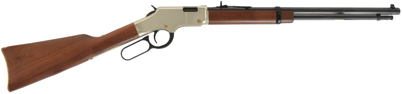 Golden Boy Lever Action Rifle
caliber .22 Long Rifle, 20" barrel,
walnut, used,  by Henry Repeating Arms Co.