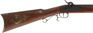 Thompson Center Hawken,
.50 caliber, 28" barrel,
percussion, walnut stock, brass trim, 
used, by Thompson Center Arms