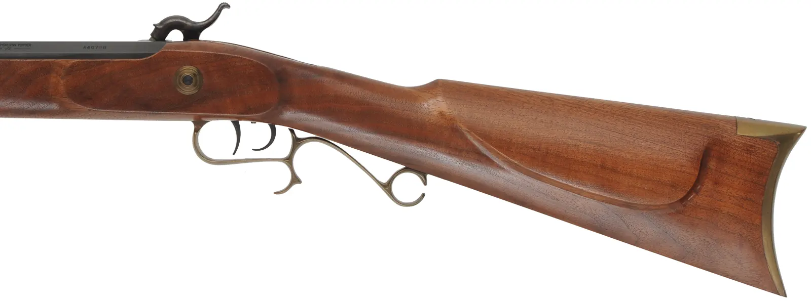 Thompson Center Hawken,
.50 caliber, 28" barrel,
percussion, walnut stock, brass trim, 
used, by Thompson Center Arms