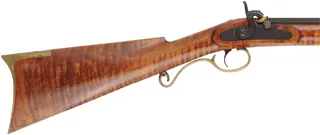 Fullstock Plains Rifle,
.50 caliber, 35" barrel
curly maple, brass, Siler Mountain caplock, used