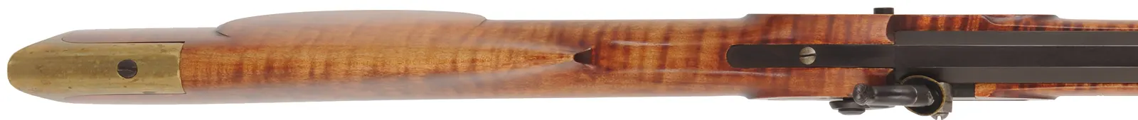 Fullstock Plains Rifle,
.50 caliber, 35" barrel
curly maple, brass, Siler Mountain caplock, used
