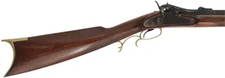 Trapdoor Springfield Sporting Rifle
caliber .40-65, 31-1/2" Green Mountain barrel,
checkered walnut stock, brass trim, pewter forend cap, used
