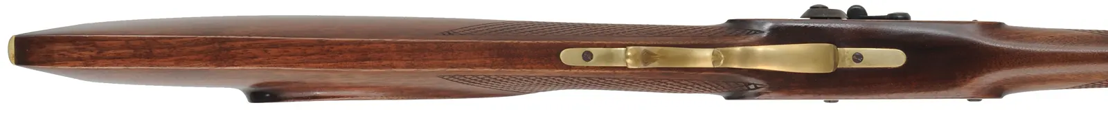 Trapdoor Springfield Sporting Rifle
caliber .40-65, 31-1/2" Green Mountain barrel,
checkered walnut stock, brass trim, pewter forend cap, used