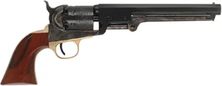 Colt 1851 Navy Revolver,
.36 caliber, 7-1/2" barrel,
percussion, blued, walnut, 
as-new, factory box, by A. Uberti