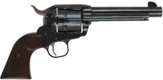 Ruger New Vaquero
caliber .45 Colt, 5-1/2" barrel,
blued, checkered walnut grips, 
used, by Ruger