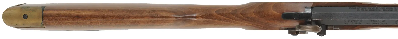 Traditions Hawken Woodsman Rifle,
.54 caliber, 28" barrel,
percussion, beech, brass,
used, by Traditions