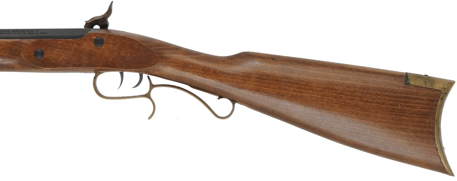 Traditions Hawken Woodsman Rifle,
.54 caliber, 28" barrel,
percussion, beech, brass,
used, by Traditions
