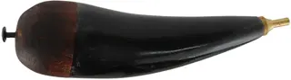 Priming Horn, 
5-1/2",  3 grain brass priming valve,
domed base, iron nail