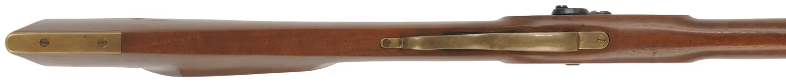 Thompson Center Seneca Rifle,
.36 caliber, 27" barrel,
percussion, walnut, brass, 
fiberglas ramrod, dismounted T/C peep sight, used