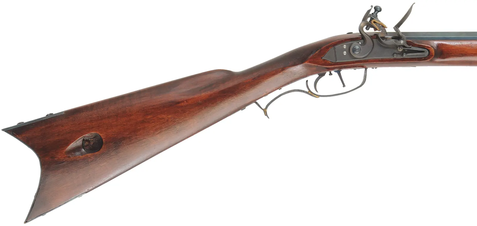 Southern Mountain Rifle,
 .50 caliber, 42" Rice barrel,
Chambers flintlock, maple, iron trim,
new, by Randall Buchanan