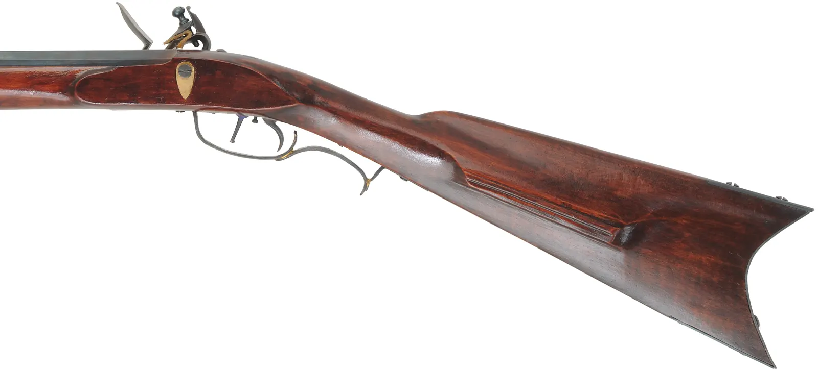 Southern Mountain Rifle,
 .50 caliber, 42" Rice barrel,
Chambers flintlock, maple, iron trim,
new, by Randall Buchanan