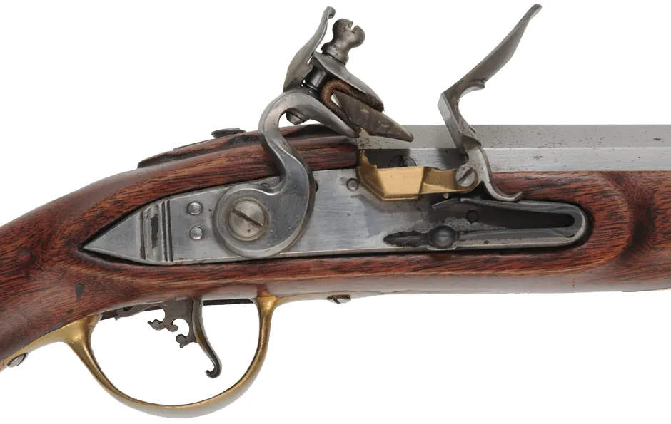 Kentucky Pistol
.62 caliber smoothbore, 10" octagon-to-round barrel,
brass trim, walnut stock, M&G lock, used