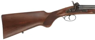 Kodiak Express Double Rifle,
.50 caliber, 28" barrels, 
percussion, checkered walnut, iron trim, 
used, by Davide Pedersoli