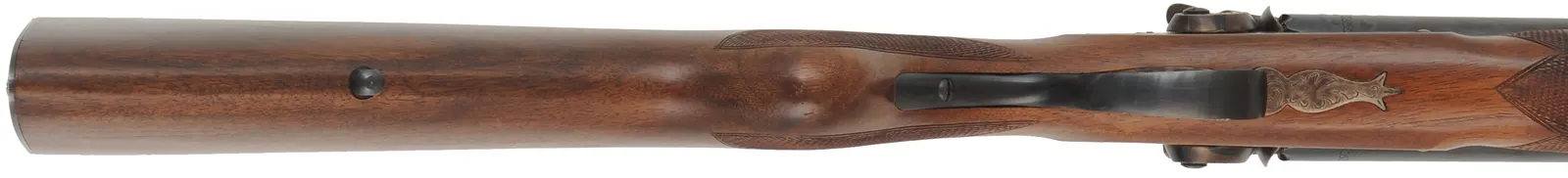 Kodiak Express Double Rifle,
.50 caliber, 28" barrels, 
percussion, checkered walnut, iron trim, 
used, by Davide Pedersoli