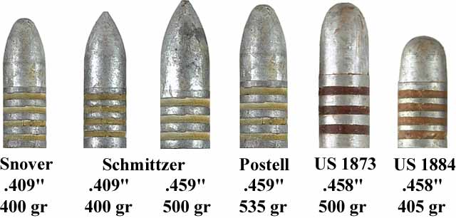 Bullets for black powder cartridges