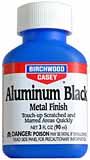 Aluminum Black Metal Finish,
3 oz. liquid, by Birchwood Casey