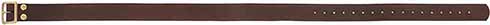 Belt, oiled brown leather, 1-3/4" wide, waist size 30 to 46