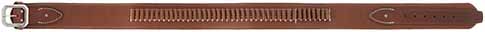 Cartridge belt, loops for .44/.45 caliber cartridge, 
waist size 37 to 42", oiled brown leather
