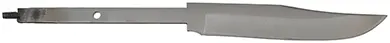 Small Texas Bowie Carbon Steel Knife Blade Blank,
5" blade, ground finish, 
made in the U.S.A.