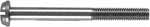 Lock Bolt, 10-32 thread, 3/8" diameter fancy rimmed head, 2" length