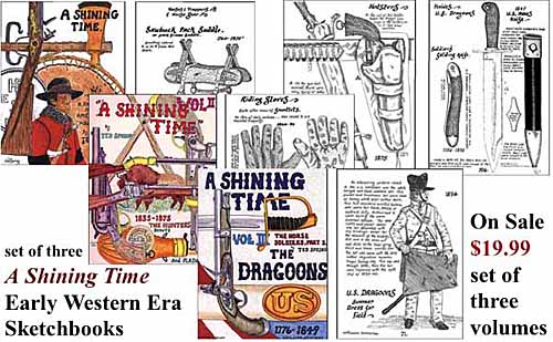 Used Book Set A SHINING TIME,
Sketchbooks of the
Early Western Era,
Set of 3 Volumes