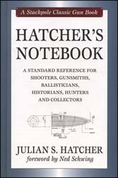 Hatcher's Notebook,
A standard Reference for Shooters, Gunsmiths,
Ballisticians, Historians, Hunters, and Collectors
by Julian S. Hatcher