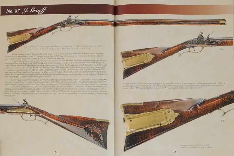 Rifles of Colonial America Volume 2,
Annotated Third Edition
by Robert P Lienemann and the late Dr. George Shumway