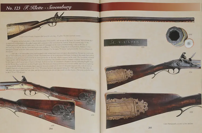 Rifles of Colonial America Volume 2,
Annotated Third Edition
by Robert P Lienemann and the late Dr. George Shumway