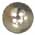 Small Primitive Button,
3/4" diameter, nickel silver