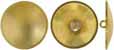 Large French Marine Buttons,
1-1/8" diameter, brass