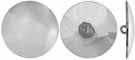 Extra Large Regimental Coat Buttons,
1-1/4" diameter, nickel silver