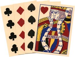 Reproduction Early American Playing Cards,
deck of 52