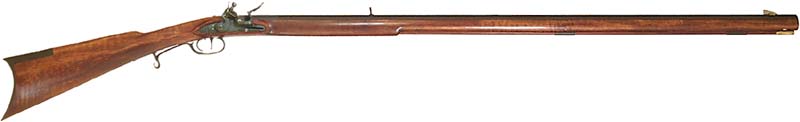 Build Track's Classic Tennessee longrifle kit,
in traditional iron,
with 13/16" straight octagon barrel