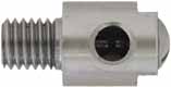 Powder drum, 13mm diameter, 8-1.25mm thread, drilled for nipple 1/4-28 thread
