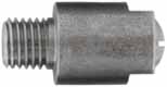 Powder drum, 7/16" diameter, 5/16-24 thread, not drilled for nipple